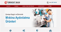 Desktop Screenshot of makinaaydinlatma.net